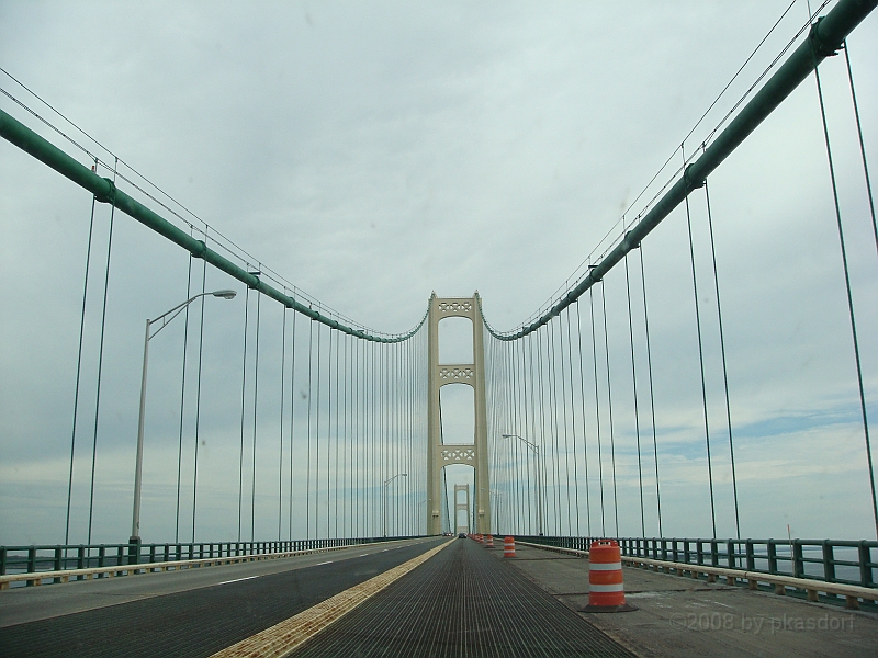 239 Memorial Day [2008 May 23].JPG - Scenes of the Mackinac Bridge.